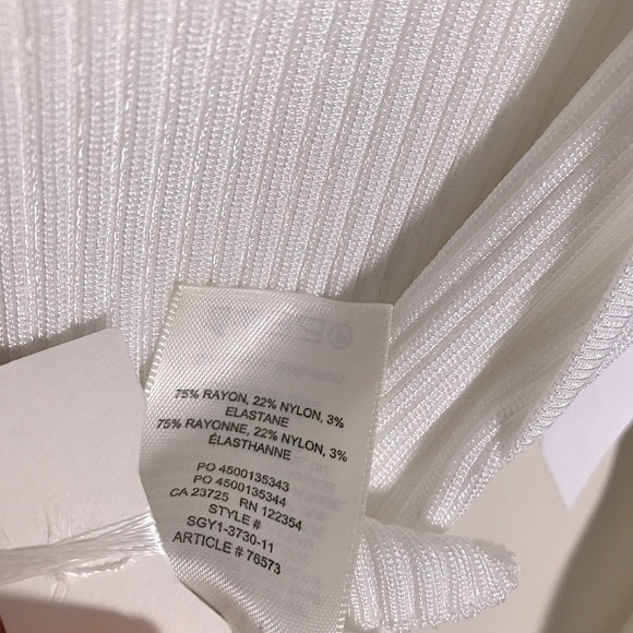 BABATON | M Imprint Cut Out Long Sleeve Top White - Picture 11 of 12